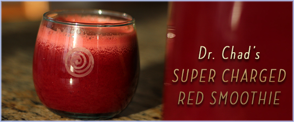 Red Smoothie Website Banner Template (600x250)